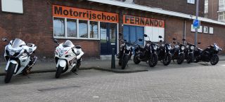 plaatsen om motorrijden te beoefenen rotterdam Motorrijschool Fernando