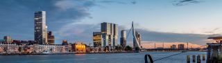 Rotterdam maas skyline