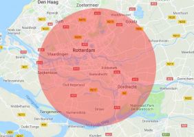 Werkgebied RRS Rotterdam